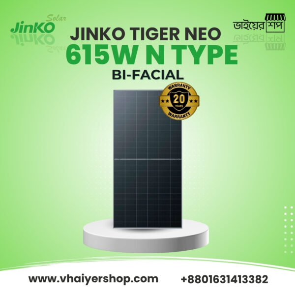 jinko 615 bi-facial