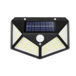 BK-100-Solar-Motion-Sensor-Light-100-LED-Front-View