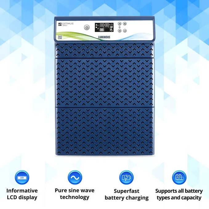 Luminous Ips Ups Optimus 3800+ 36v Pure Sine Wave