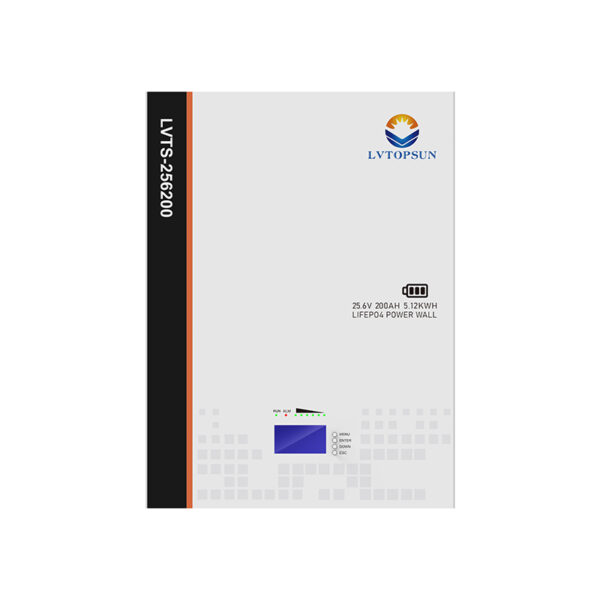 LVTOPSUN 25.6V 200AH (Wall Mounted) Lithium Battery